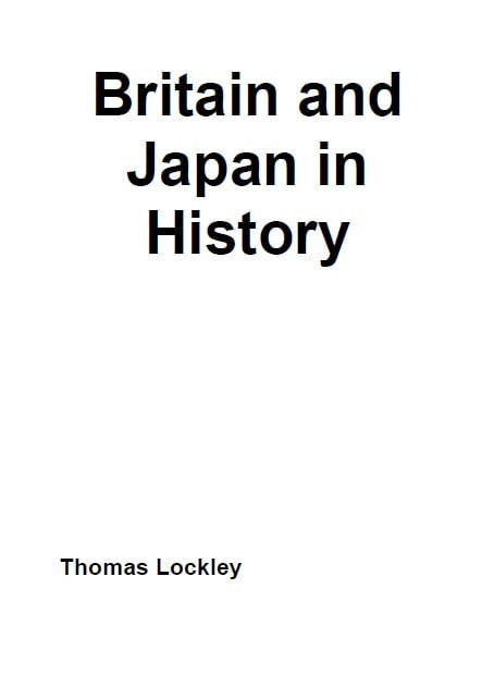 An International History of Japan 1表紙