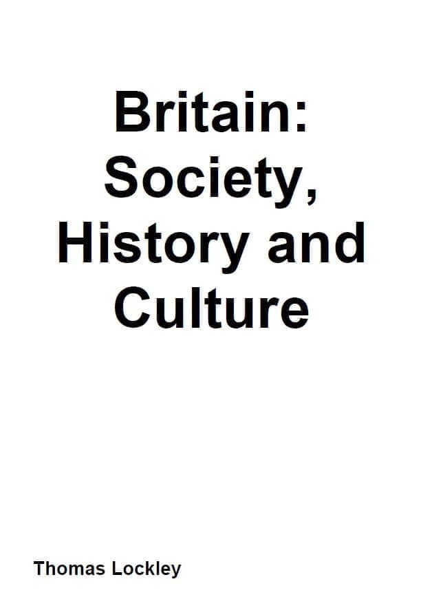 Britain Society History and Culture表紙